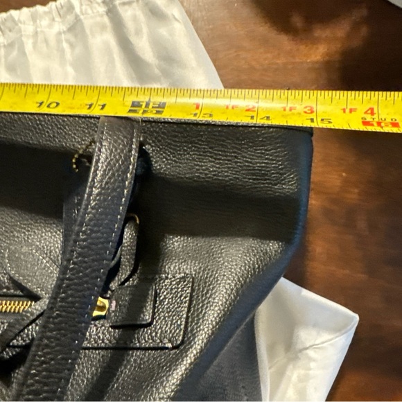 Coach Black Pebble Leather Taylor Tote Retail $325 CC395 Women’s Shoulder Purse - Picture 14 of 16